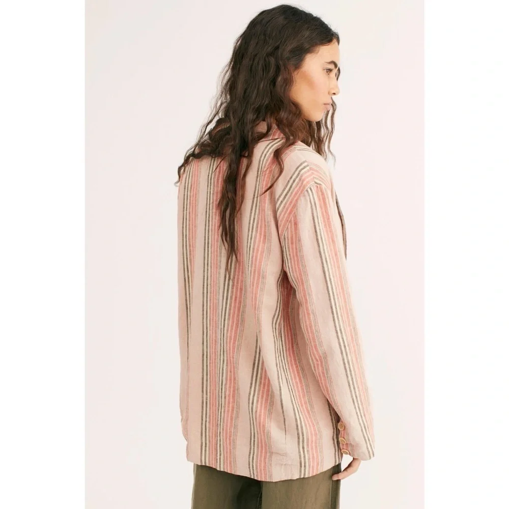 NWT Free People Simply Stripe Blazer